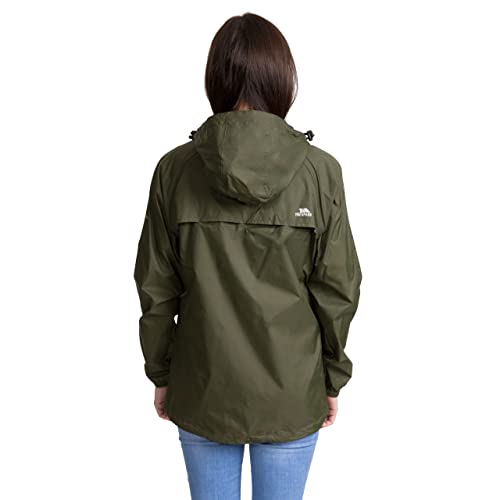 Thumbnail 3 de Trespass Womens Waterproof Packaway Jacket Qikpac Moss, Size 12