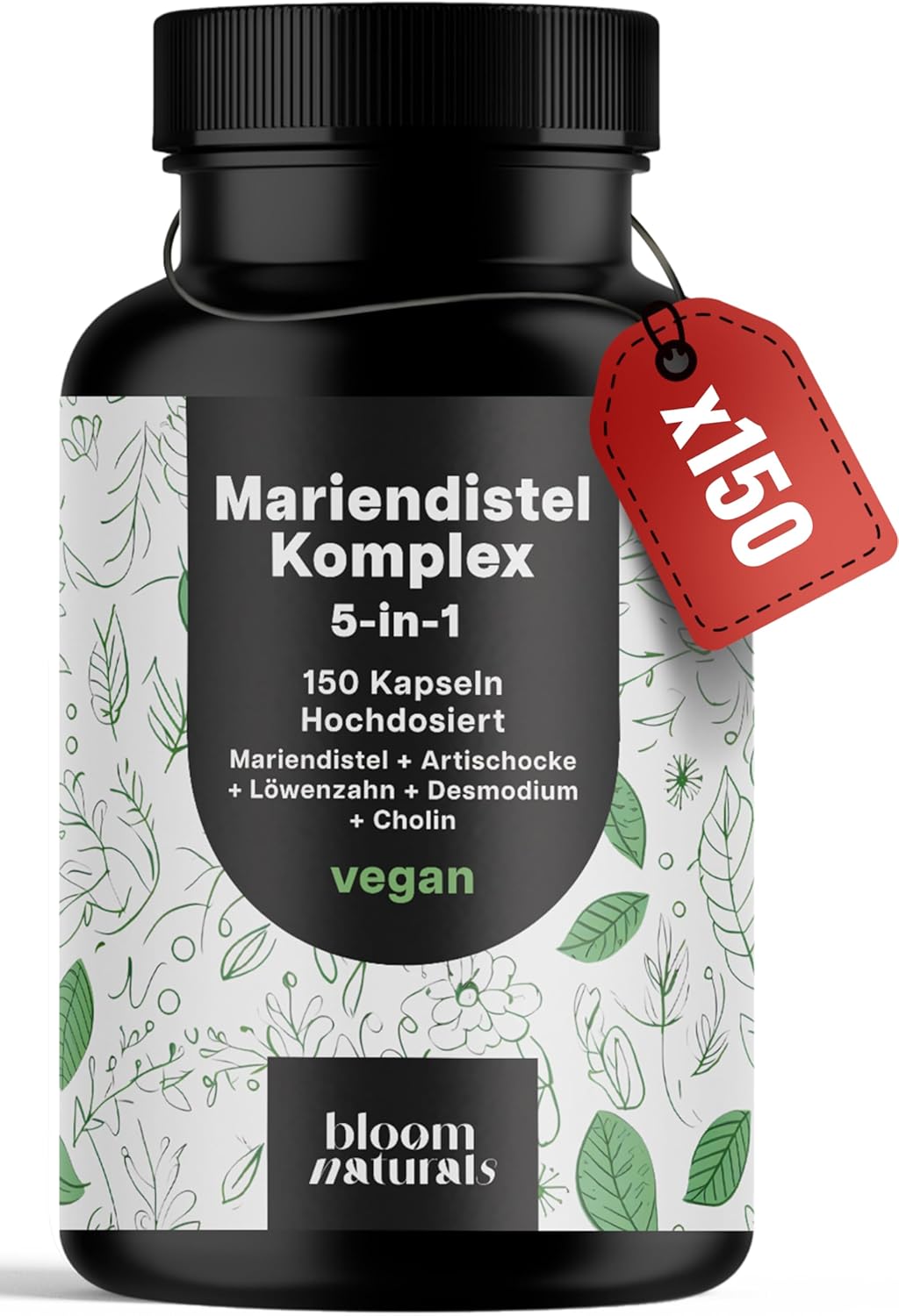 Detalle de Mariendistel Artischocke Komplex Hochdosiert 150 Kapseln