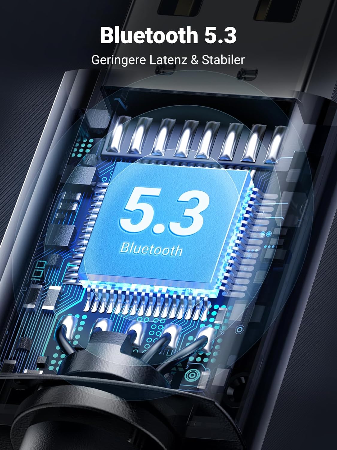 Thumbnail 1 de UGREEN USB-Bluetooth-Adapter für PC mit großer Reichweite und Bluetooth 5.3 (Windows 11/10/8.1)