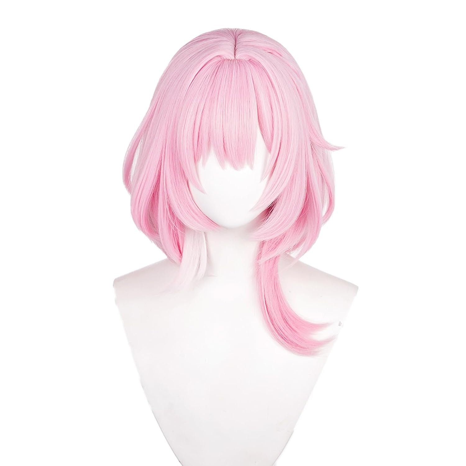 Detalle de Honkai Star Rail Charakter Cosplay‑Perücke (Cyrene) – Hochtemperaturbeständig, verstellbare Kappe