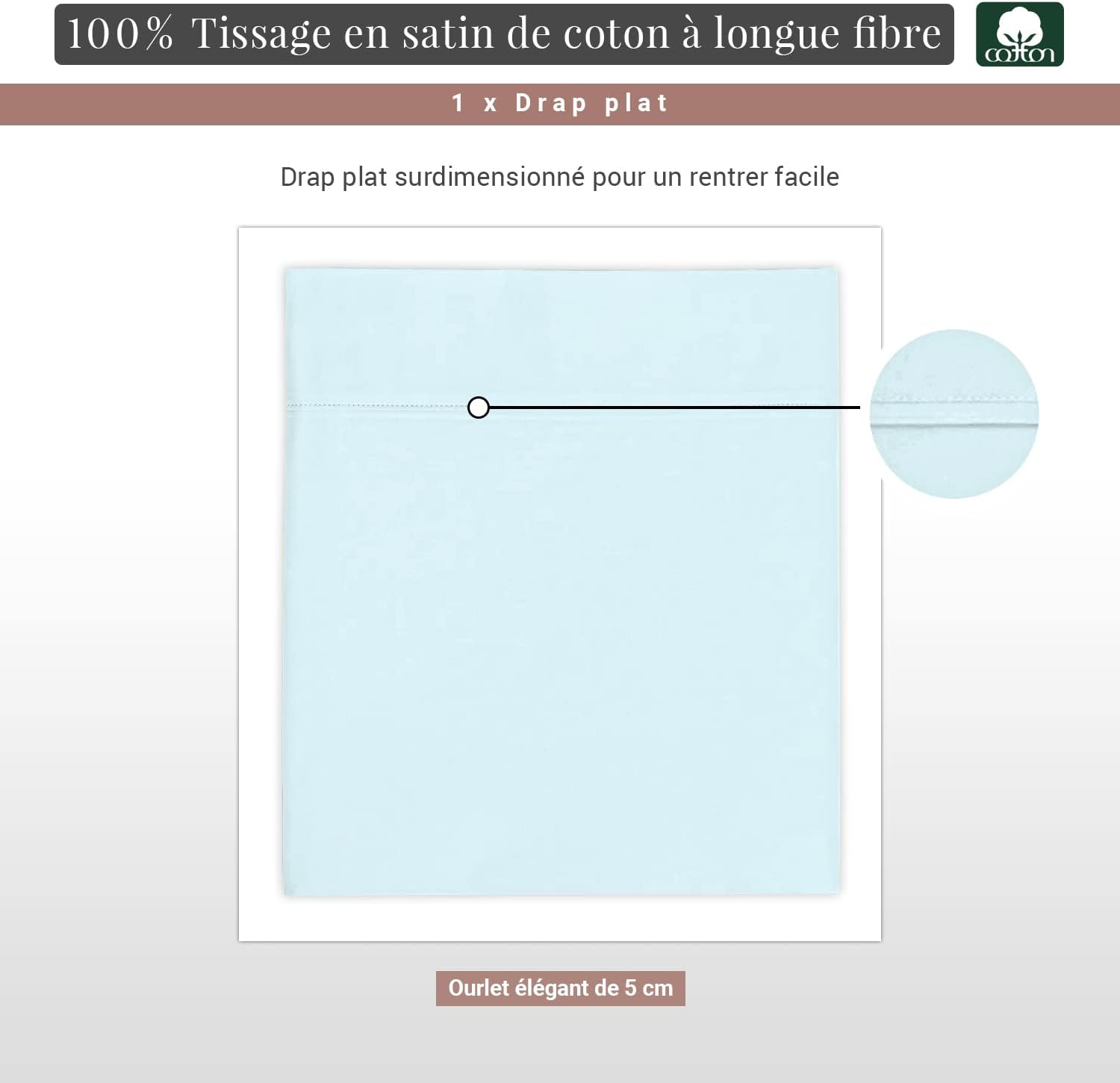 Detalle de Pizuna Drap Plat 270x310 cm