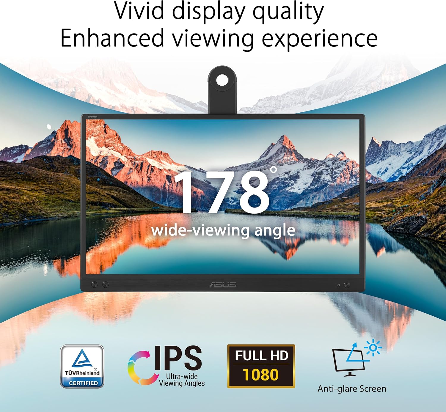 Detalle 2 de ASUS ZenScreen MB166CR USB monitor 15.6 inch