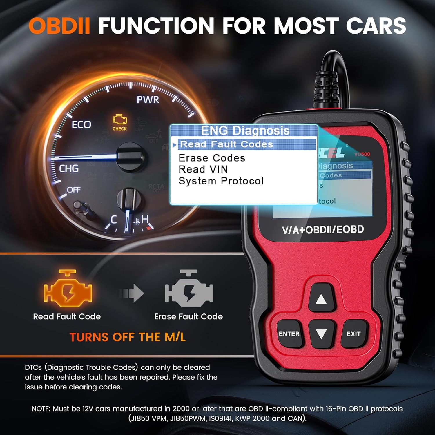 Thumbnail 5 de ANCEL VD500 OBD2 Diagnóstico completo