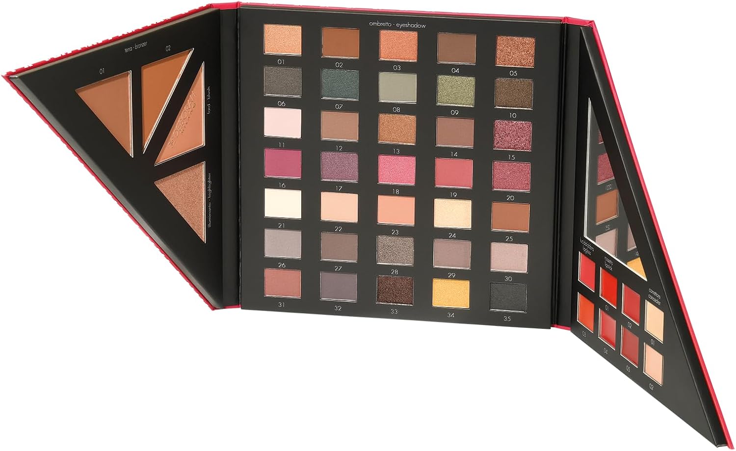 Thumbnail 1 de Deborah Milano Beauty Gift Vol.3 Medium Trousse trucco donna con toni caldi e palette ombretti
