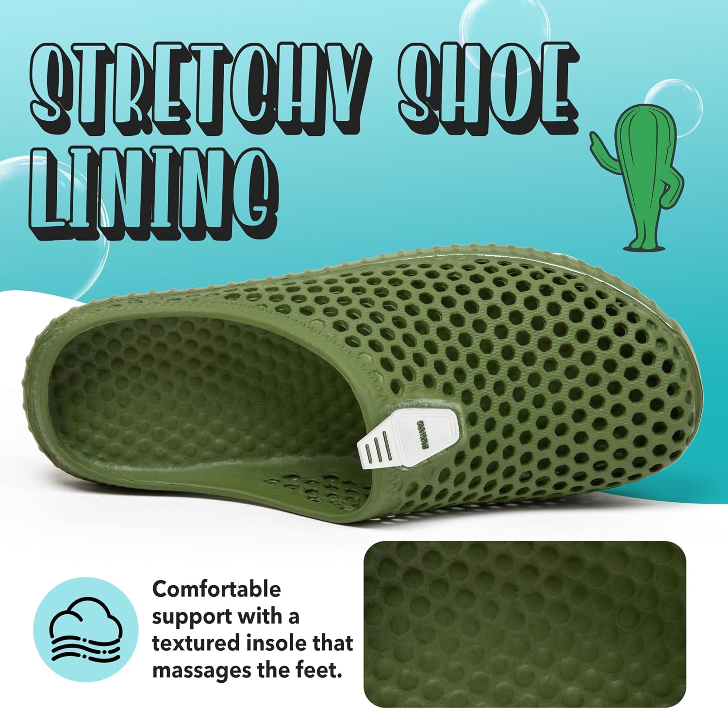 Detalle 2 de SAGUARO Pantofole Unisex leggere 36-45EU