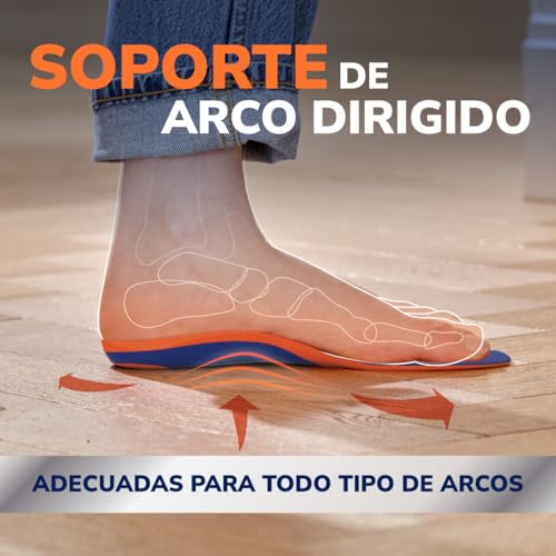 Thumbnail 6 de Dr. Scholl’s Advanced Pain Relief plantillas ortopédicas para fascitis plantar (hasta 150 kg) 40.5-41.5