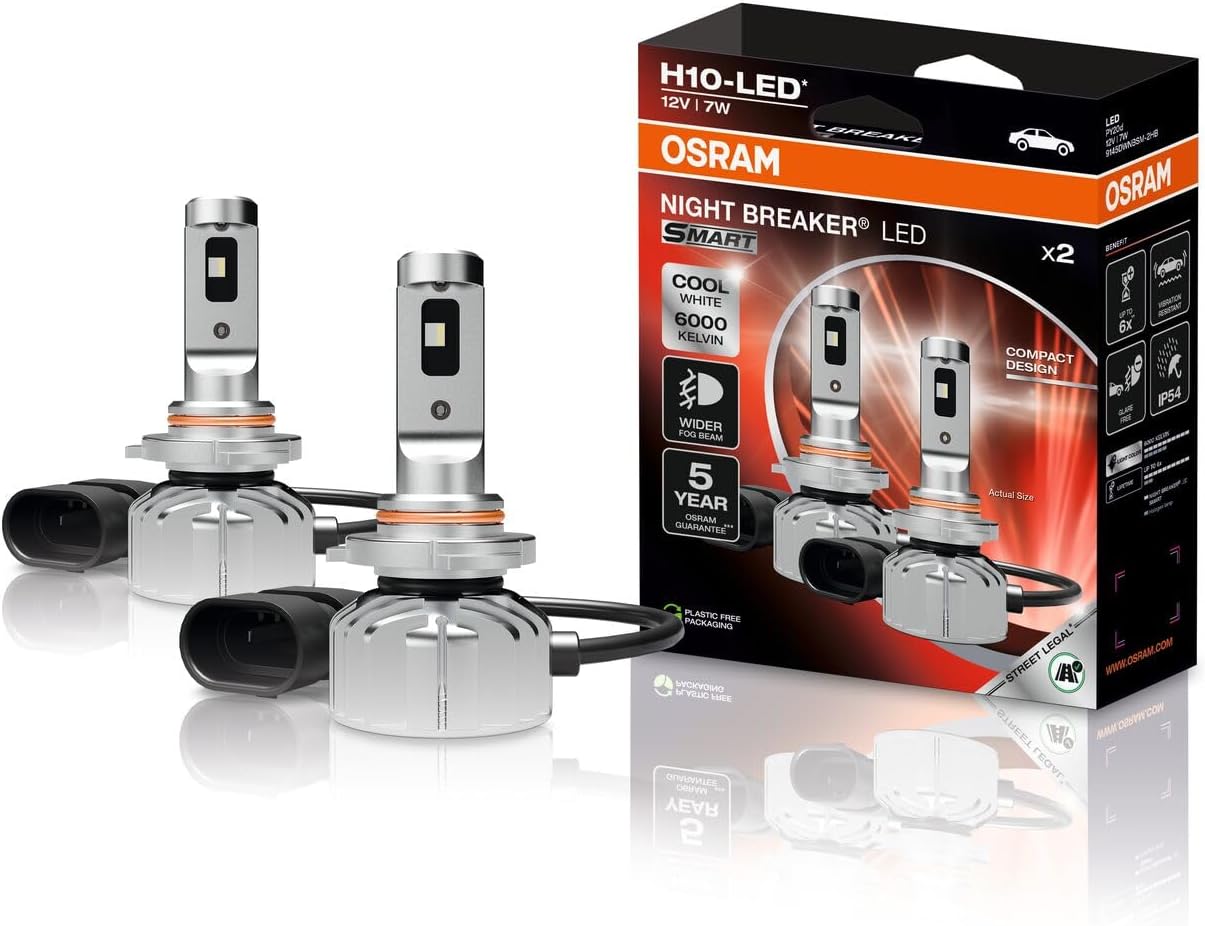 Thumbnail 3 de OSRAM NIGHT BREAKER LED SMART H8 – LED-Nebelscheinwerfer mit Straßenzulassung (2er Pack)