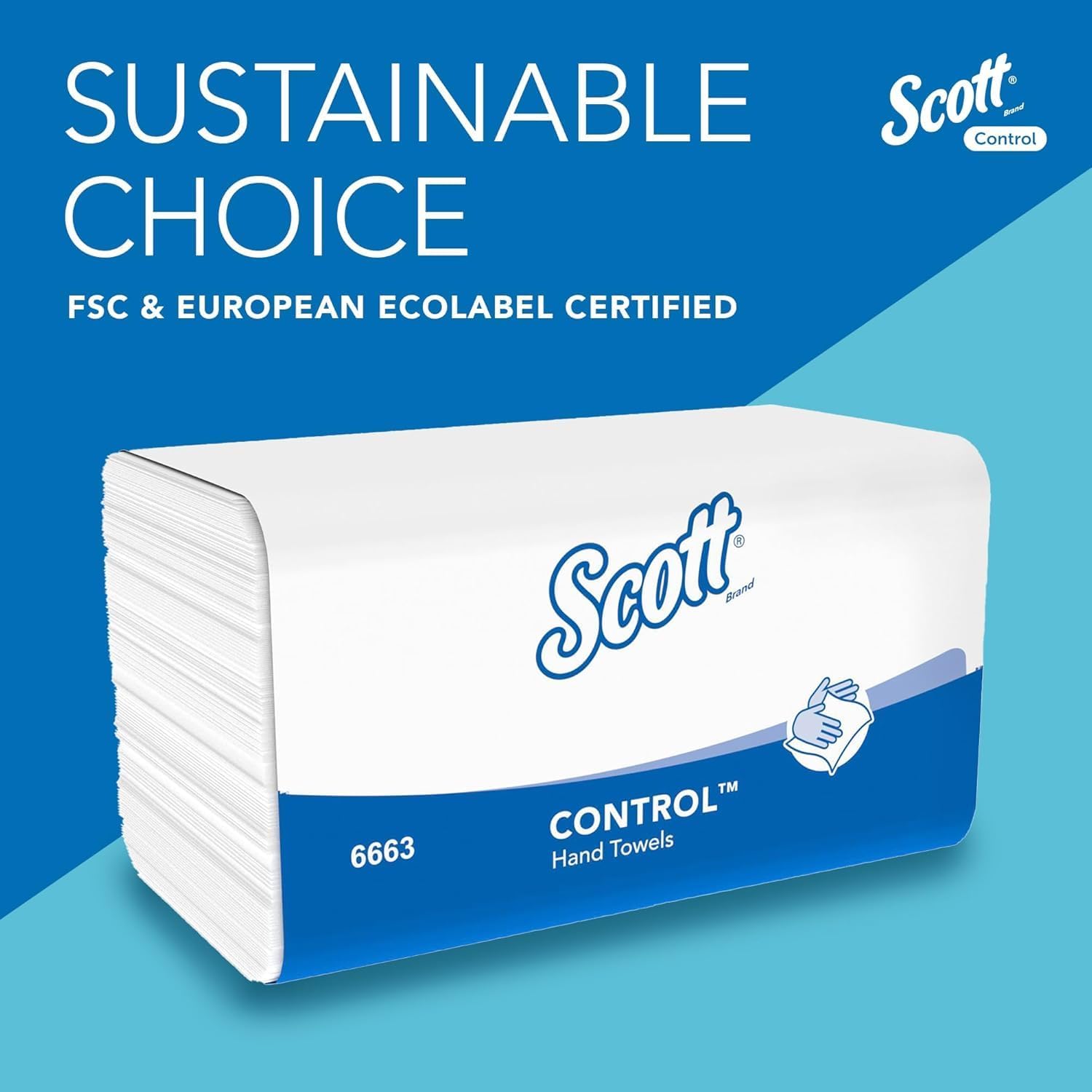 Thumbnail 6 de Scott Control V-Fold 1‑Ply Paper Towels 3,180 Sheets 🧻
