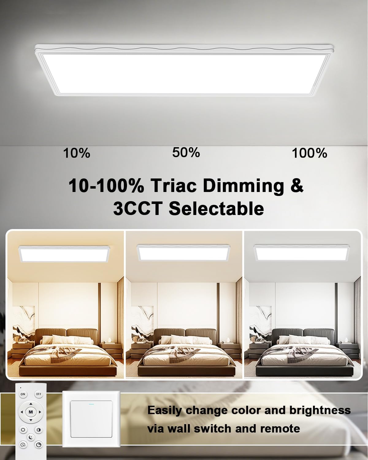 Thumbnail 3 de Bowfar LED Deckenleuchte 58 x 20 cm