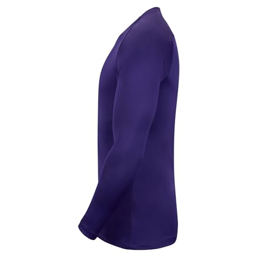 Detalle 1 de Nike Park First Layer, maillot de football homme, polyester, Court Purple/blanc, S