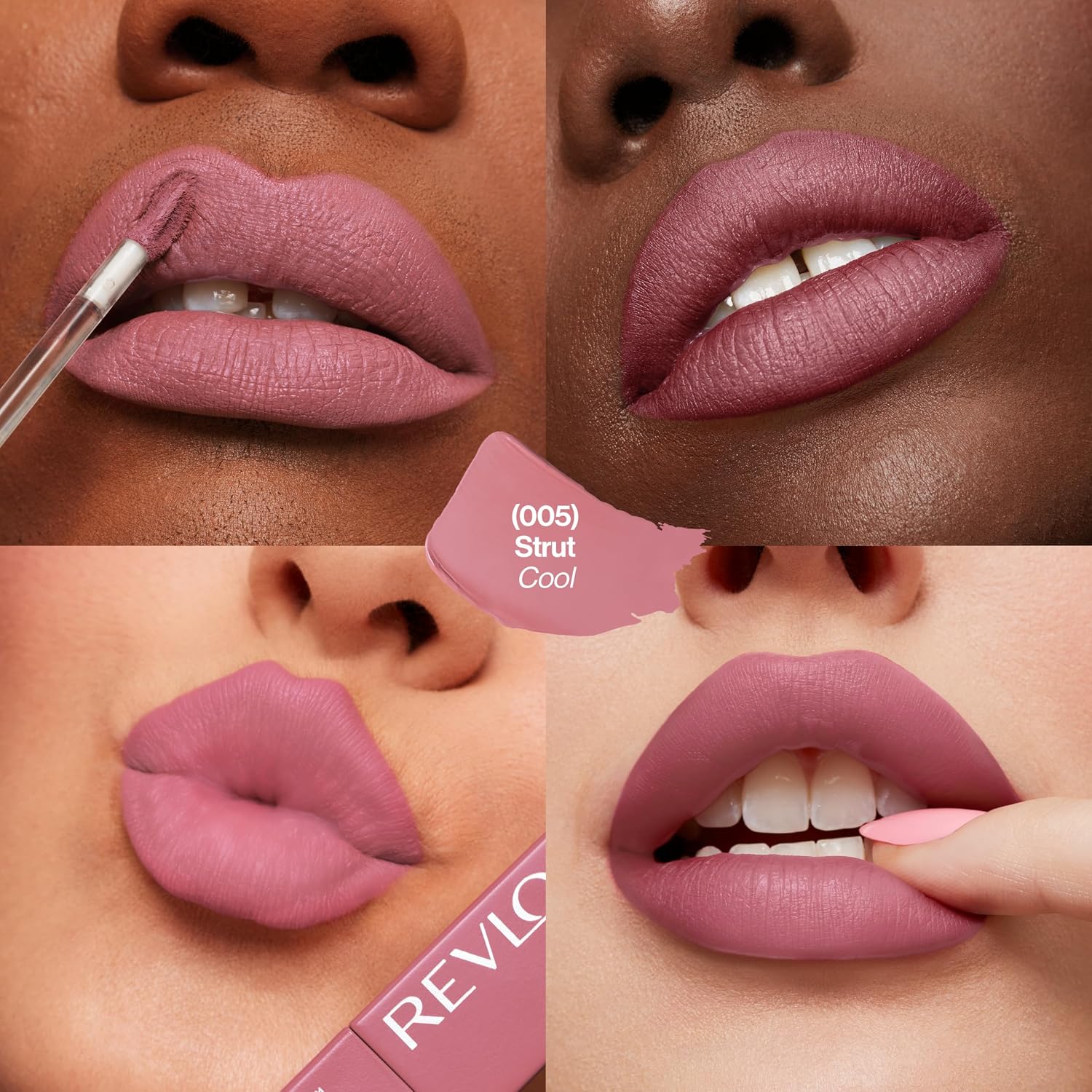 Detalle 2 de Revlon ColorStay Limitless Matte Liquid Lipstick 005 Strut – rossetto liquido opaco, vegano e a lunga tenuta
