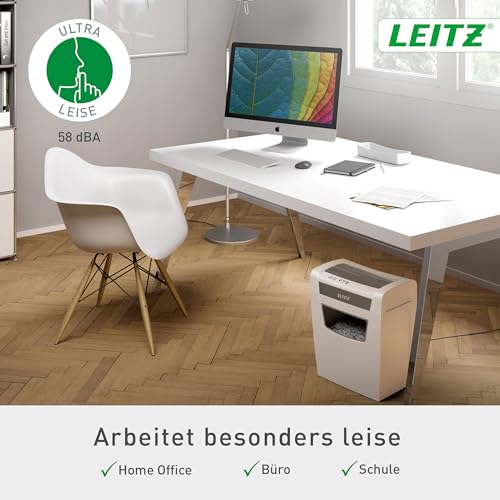 Detalle de Leitz IQ Aktenvernichter 12–10 Blatt (80 g/m²) – leise, zuverlässig und TÜV SÜD/GS geprüft