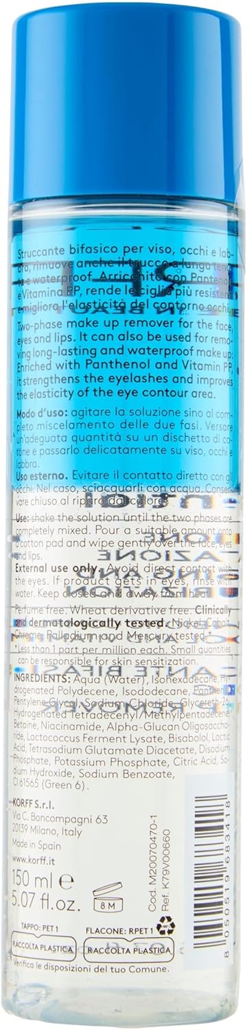 Detalle de Korff Essence Struccante Bifasico Viso-Occhi-Labbra, 150 ml
