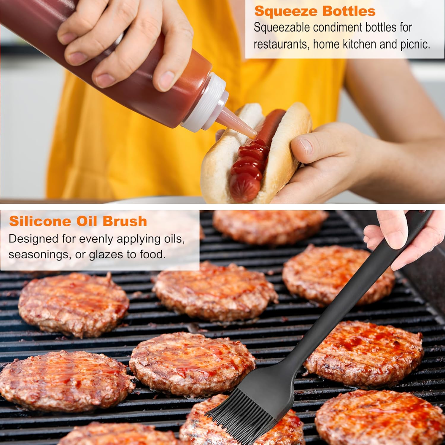 Detalle de Grilljoy Professional Griddle Accessories Kit for Blackstone – 28-Piece Griddle Tool Set