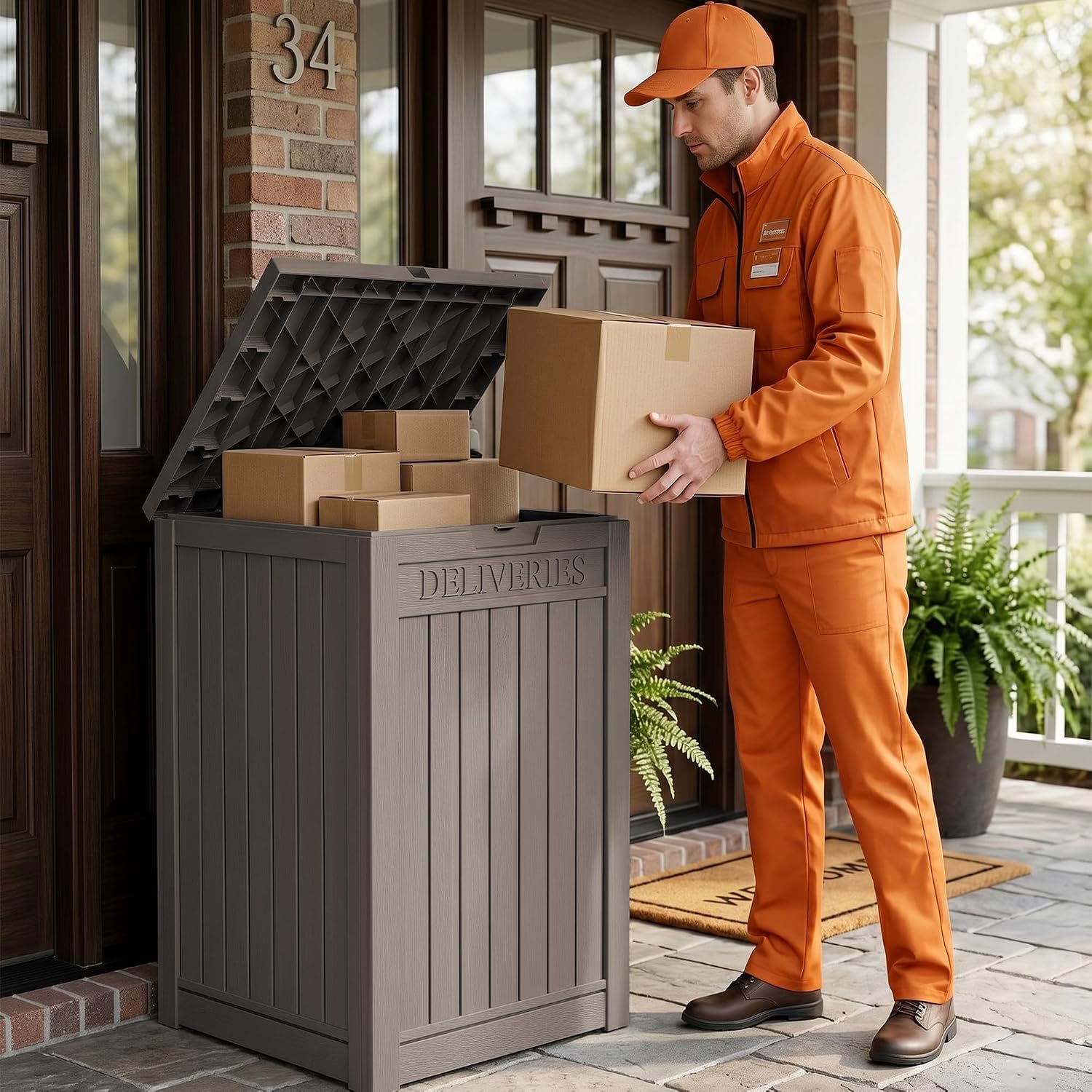 Detalle 2 de ATMELT Outdoor Storage Box, 80 Gallon