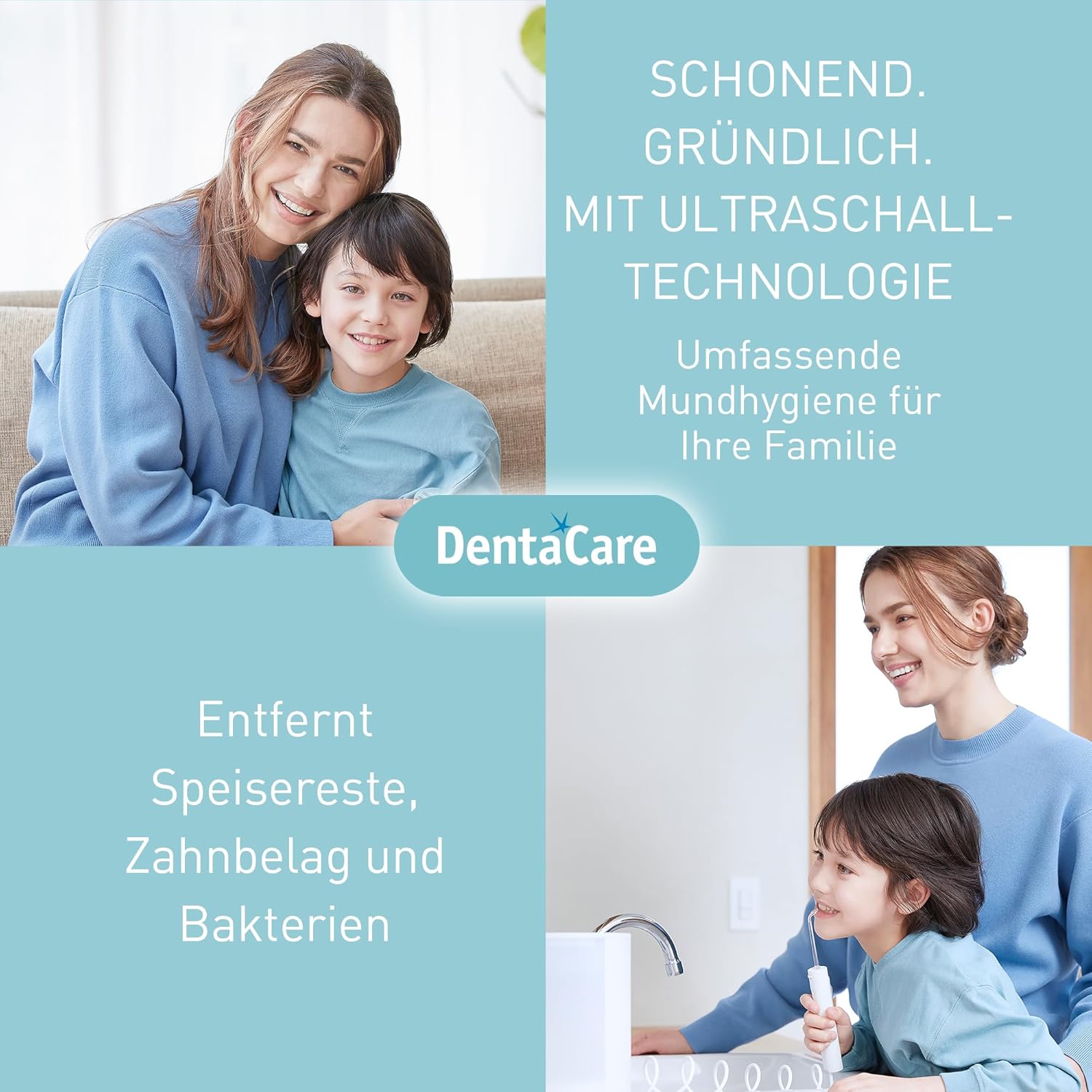 Thumbnail 1 de Panasonic EW1614AW503-PACK Familien-Munddusche: Ultraschall-Munddusche für die ganze Familie