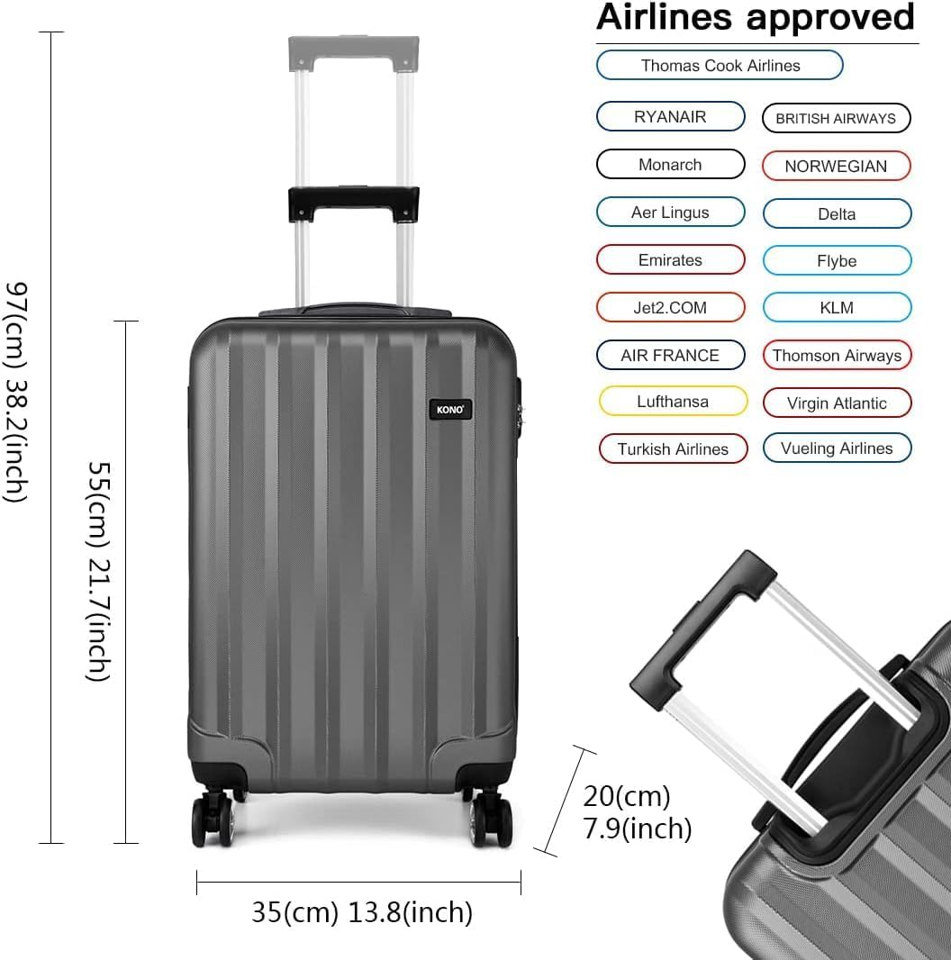 Thumbnail 2 de Kono ABS+PC Hard Shell Trolley Case