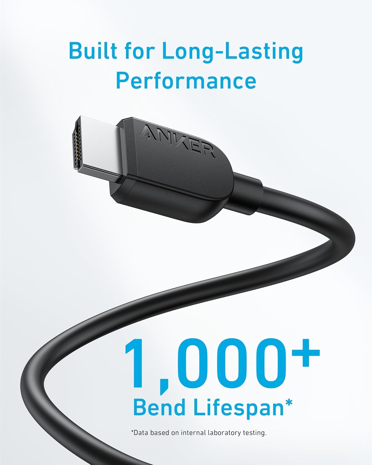 Detalle 2 de Anker HDMI Cable 10 ft 48 Gbps