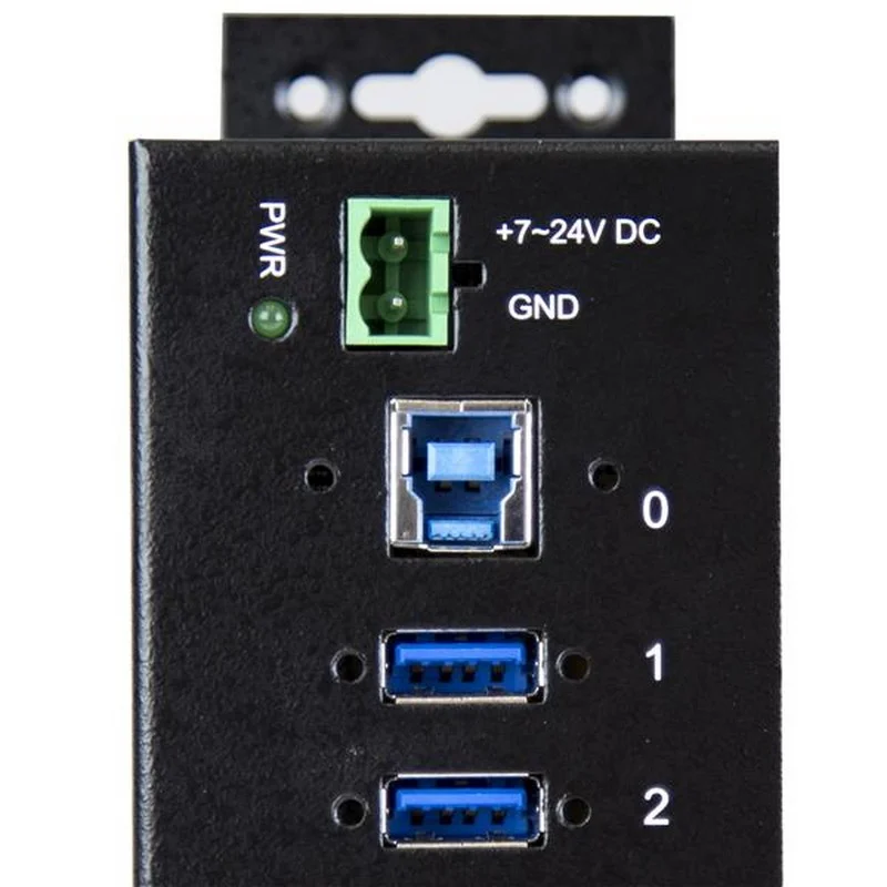 Detalle 2 de Startech Hub Industrial 10 puertos USB 3.0, 350 W
