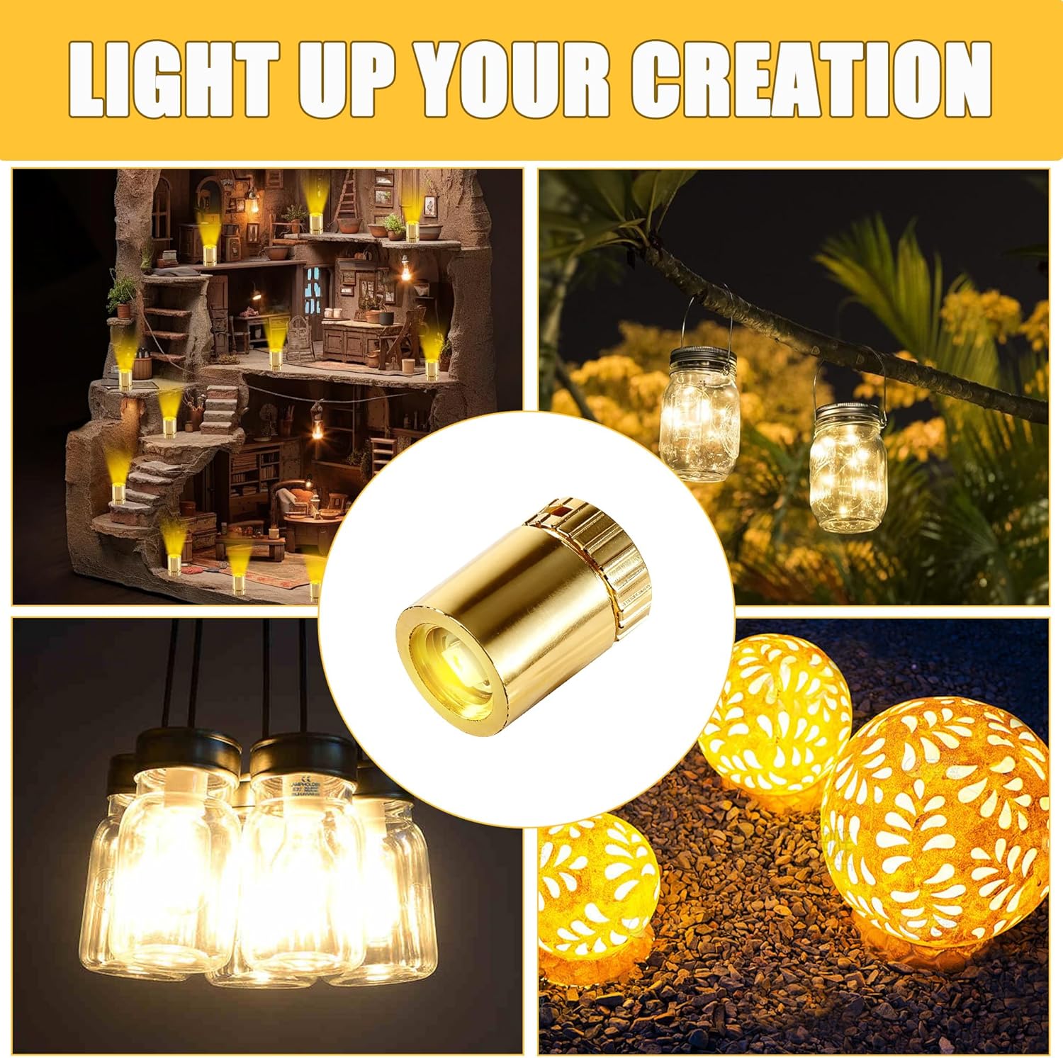 Thumbnail 6 de Joycabin 30 Mini-LED-Lichter für Puppenhäuser (Warmweiß, nicht blinkend) – zum Basteln & Dekorieren