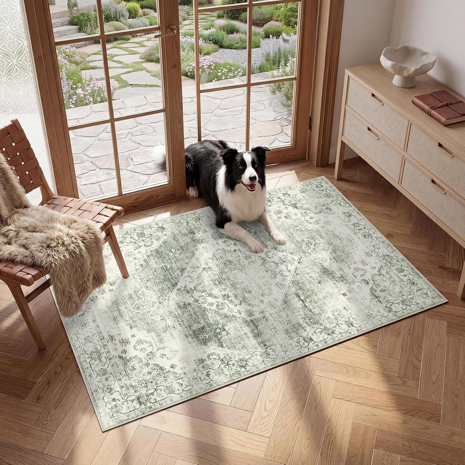 Detalle de Garvee Washable Rug 2x3