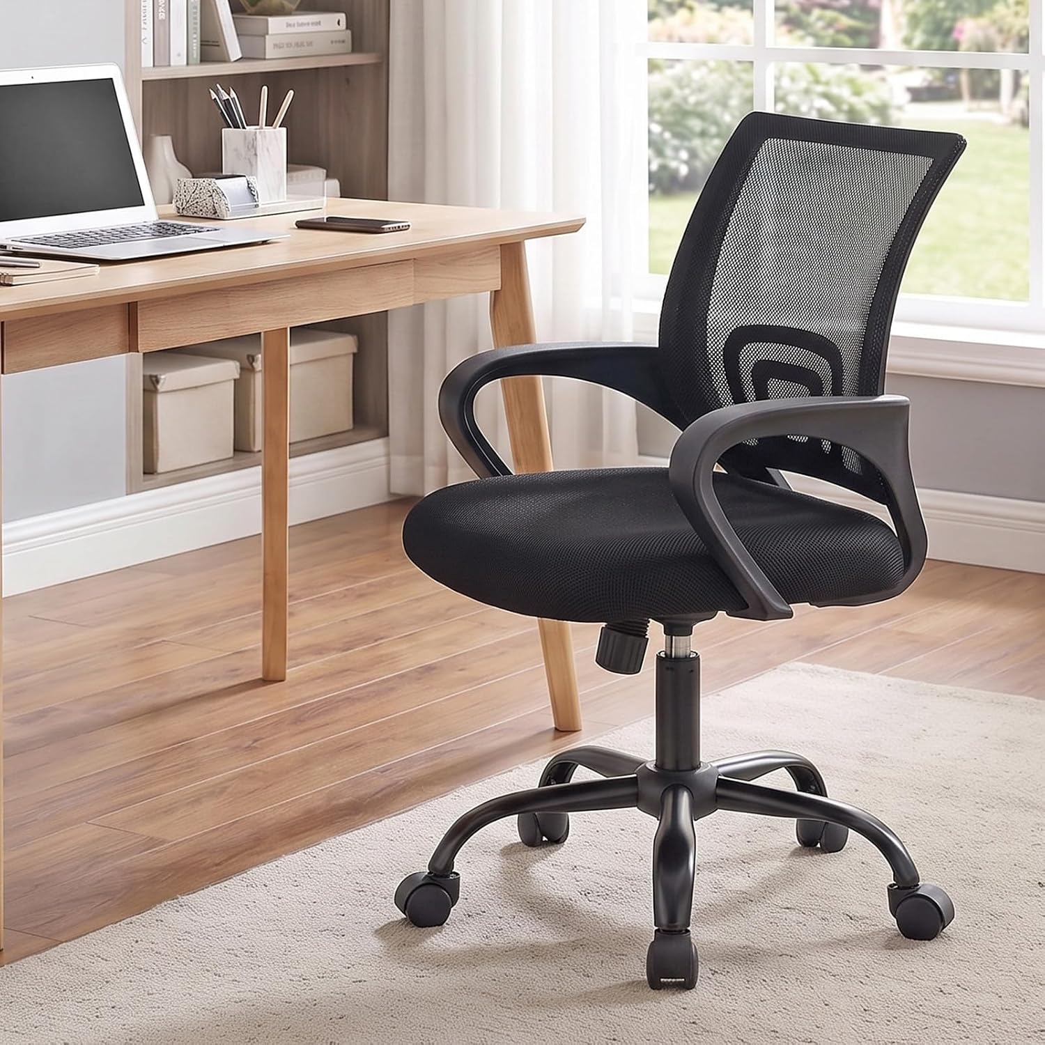 Thumbnail 6 de DUMOS 1411-H3-KA-22 Ergonomic Office Chair, Mesh Back, Lumbar Support