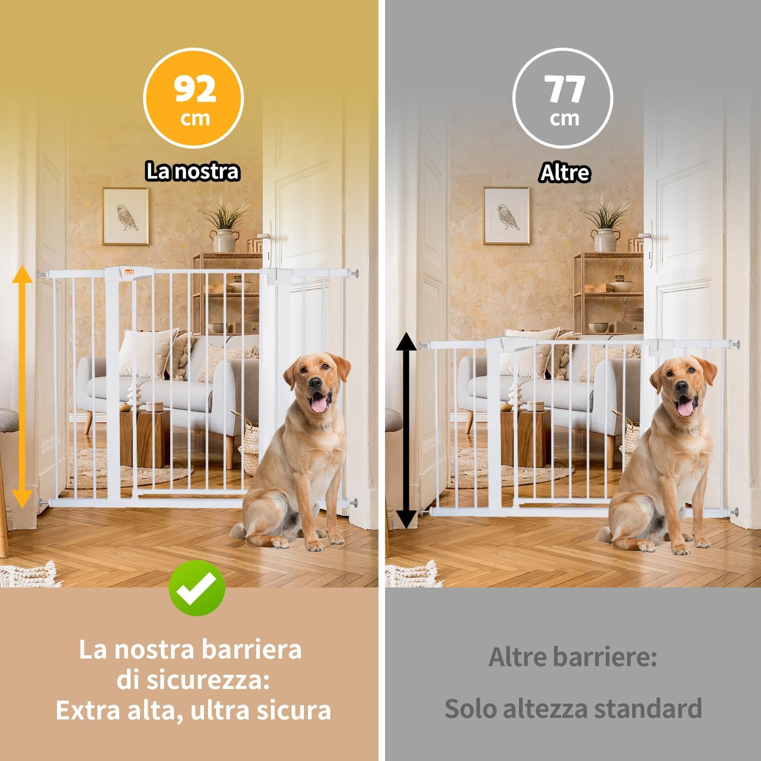 Thumbnail 1 de LAOYE Cancelletto per scale 92 cm, larghezza 75–124 cm 🚪