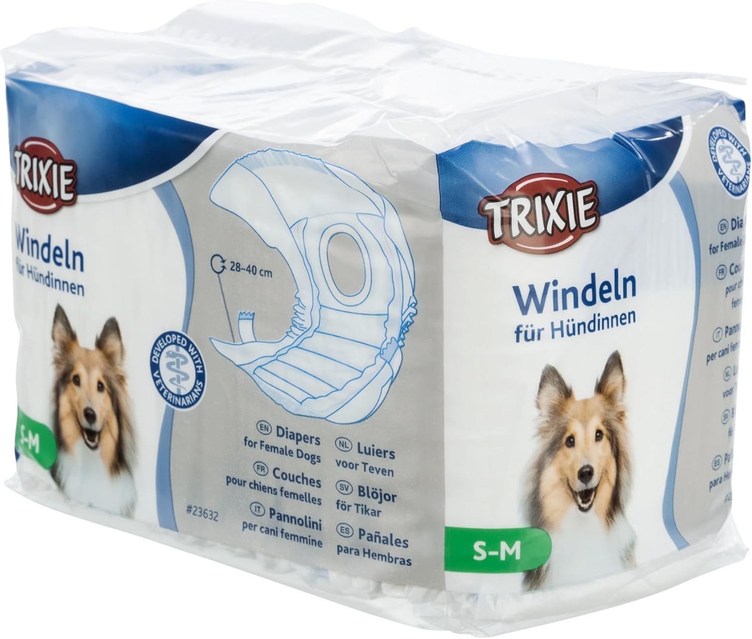 Thumbnail 5 de TRIXIE Hundewindeln für Hündinnen Gr. XL – 12 St., Bauchumfang 40–58 cm