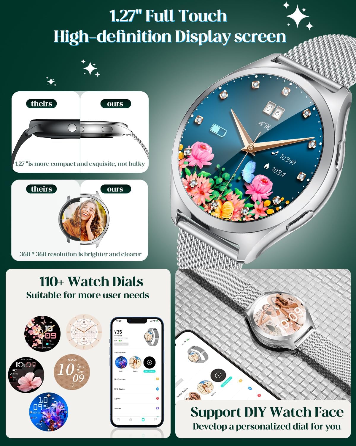 Thumbnail 1 de Smart Watch Women Smartwatch Sport