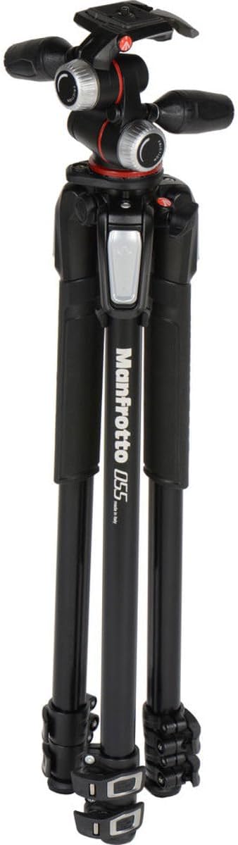 Thumbnail 2 de Manfrotto 055XPRO 3-Section Tripod Kit with 3-Way Pan Tilt Head (Aluminium)