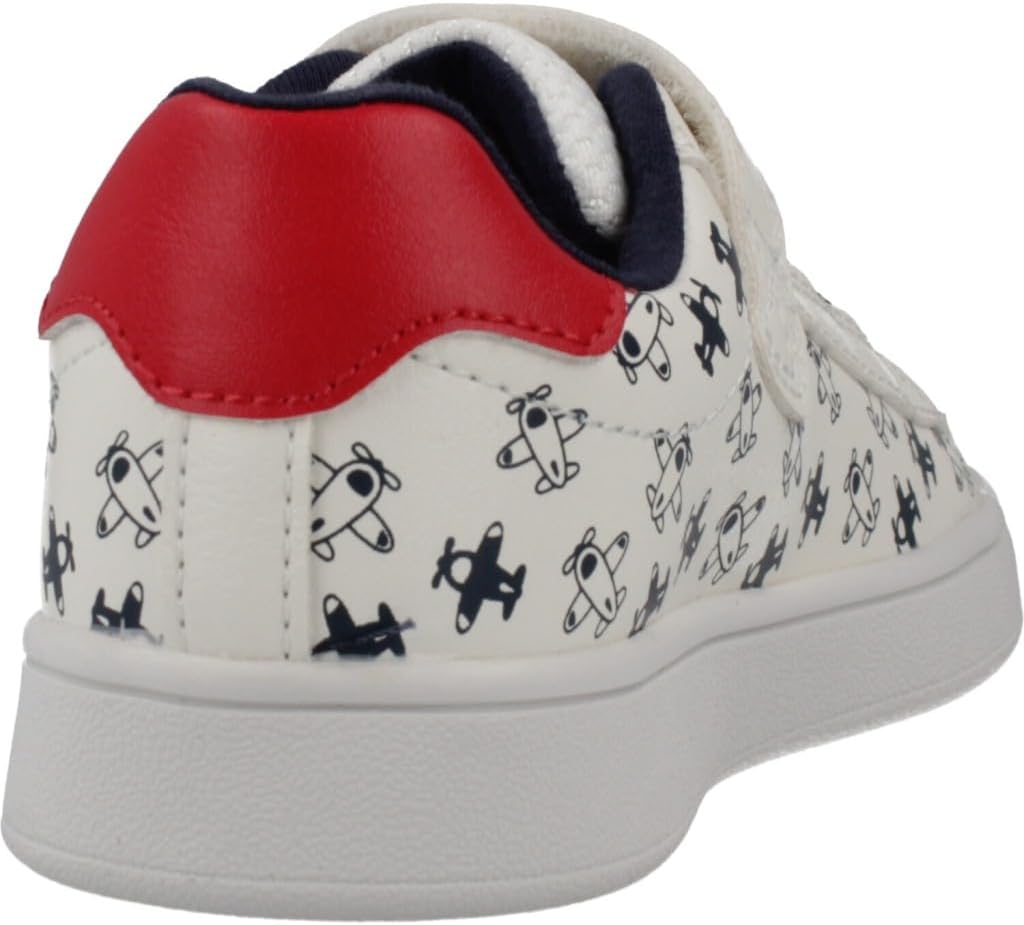 Detalle de Geox Baby Jungen B Eclyper Boy ASneaker – atmungsaktiver Klett-Sneaker mit herausnehmbarer Innensohle