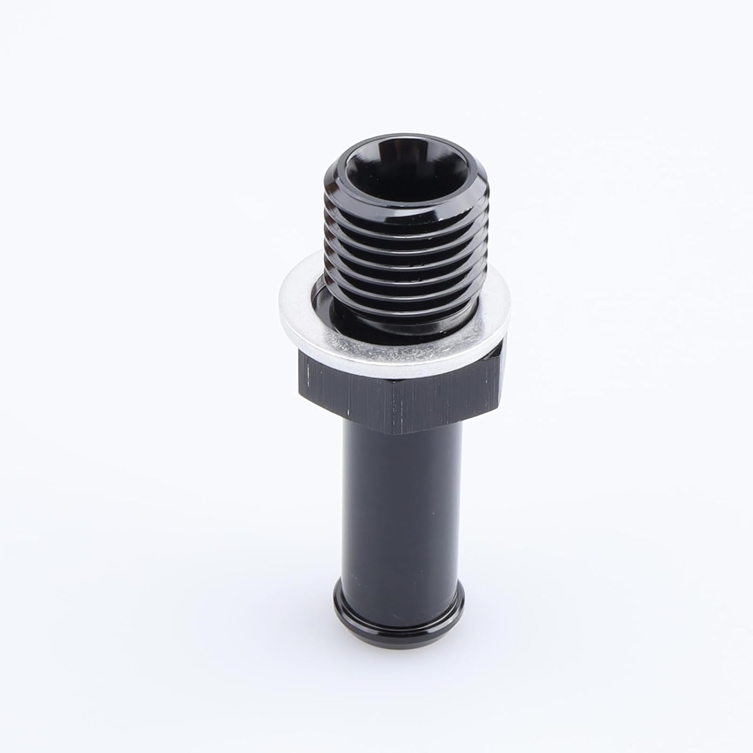 Detalle de AC PERFORMANCE M14 x 1.5 to 12mm Barb Fuel Line Fitting Adapter (Aluminium, Black)