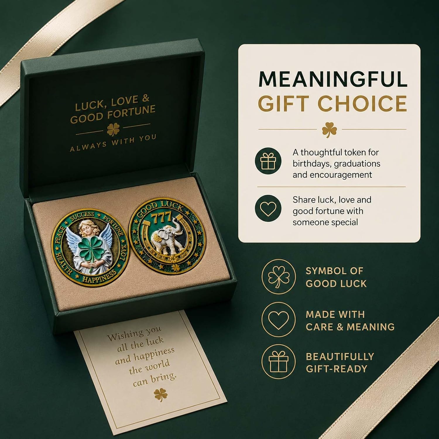 Thumbnail 6 de Disabeki Lucky Coin, 1.77-Inch
