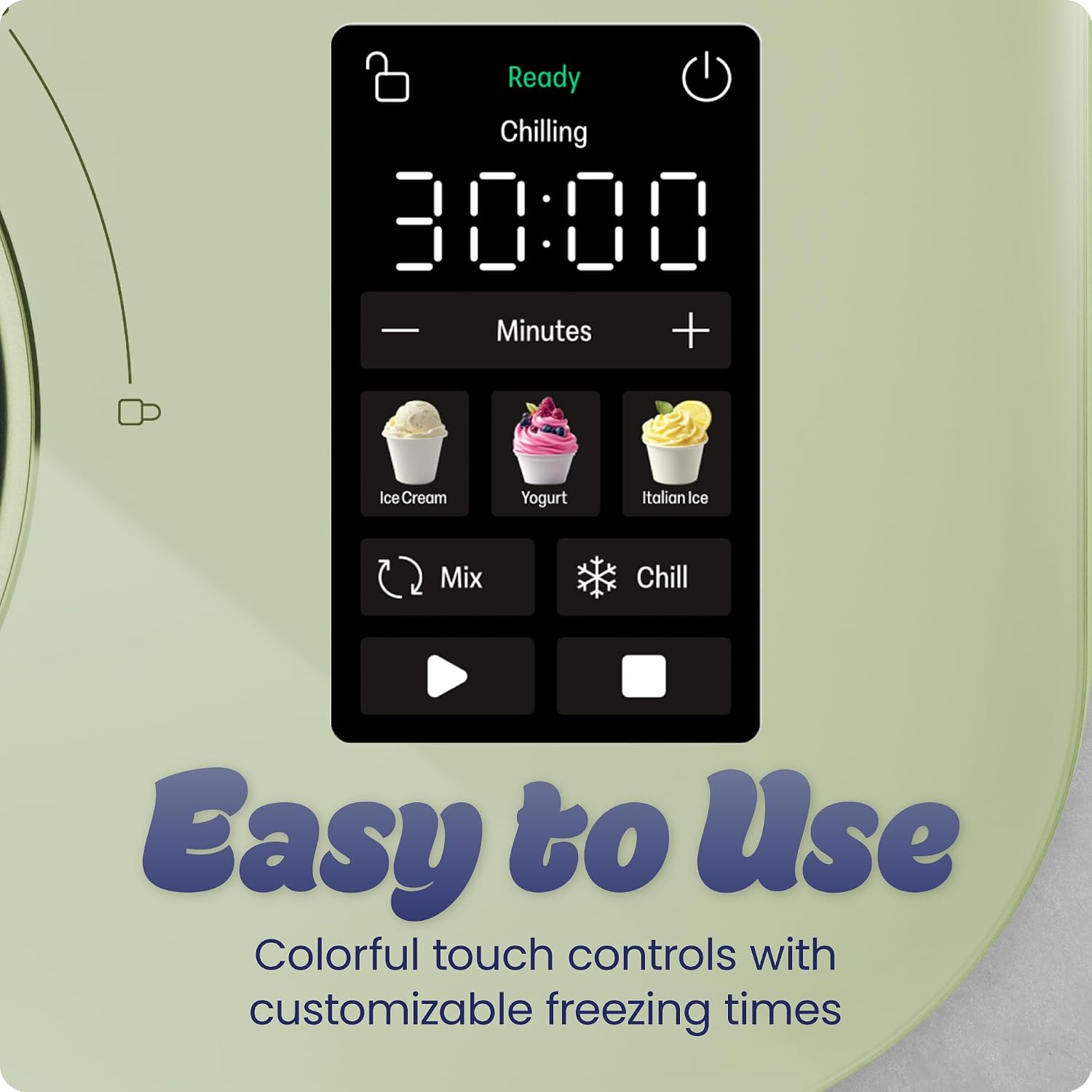 Thumbnail 4 de Chefman Ice Cream Maker with 20-oz Containers
