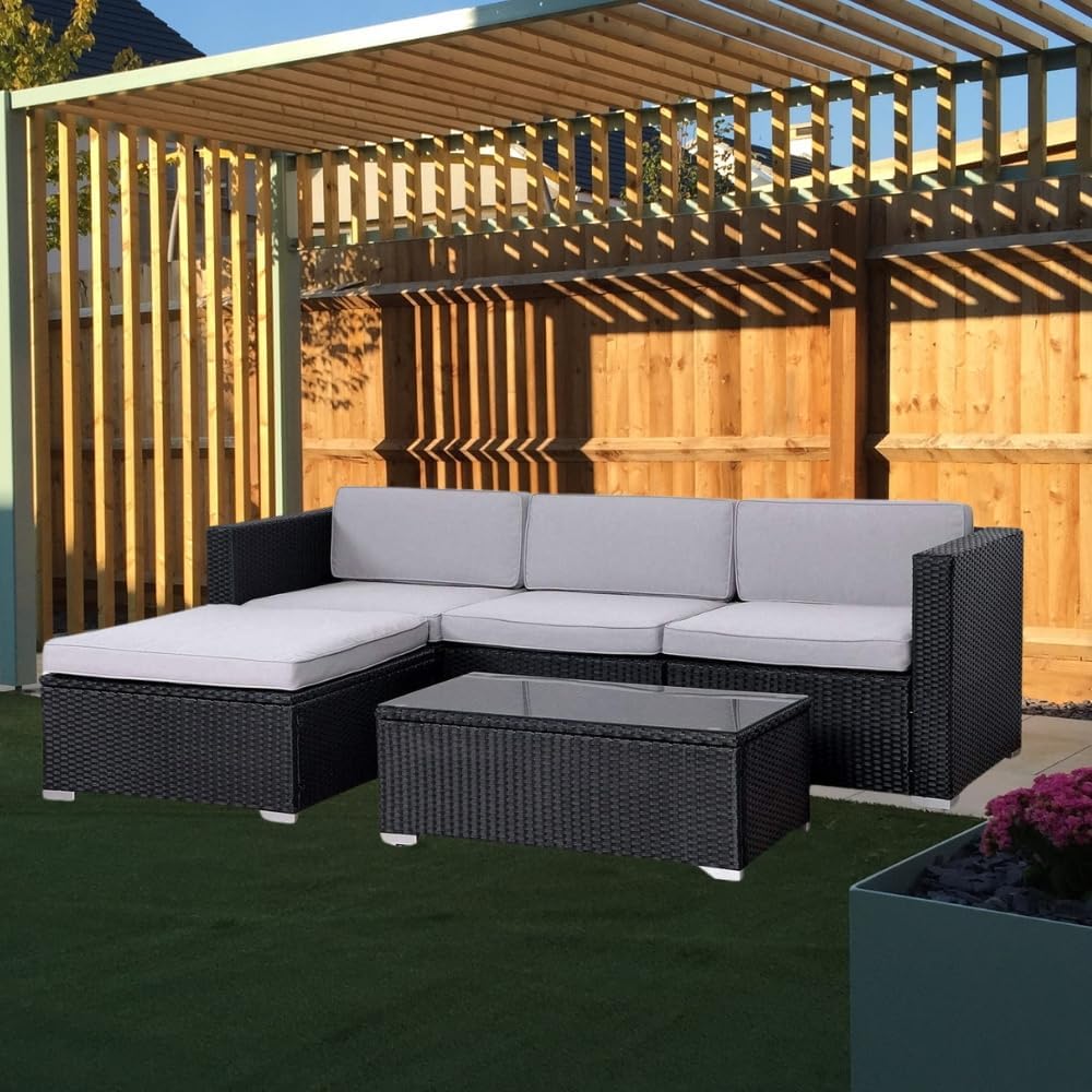 Detalle de EVRE California rattan set, 7cm cushions