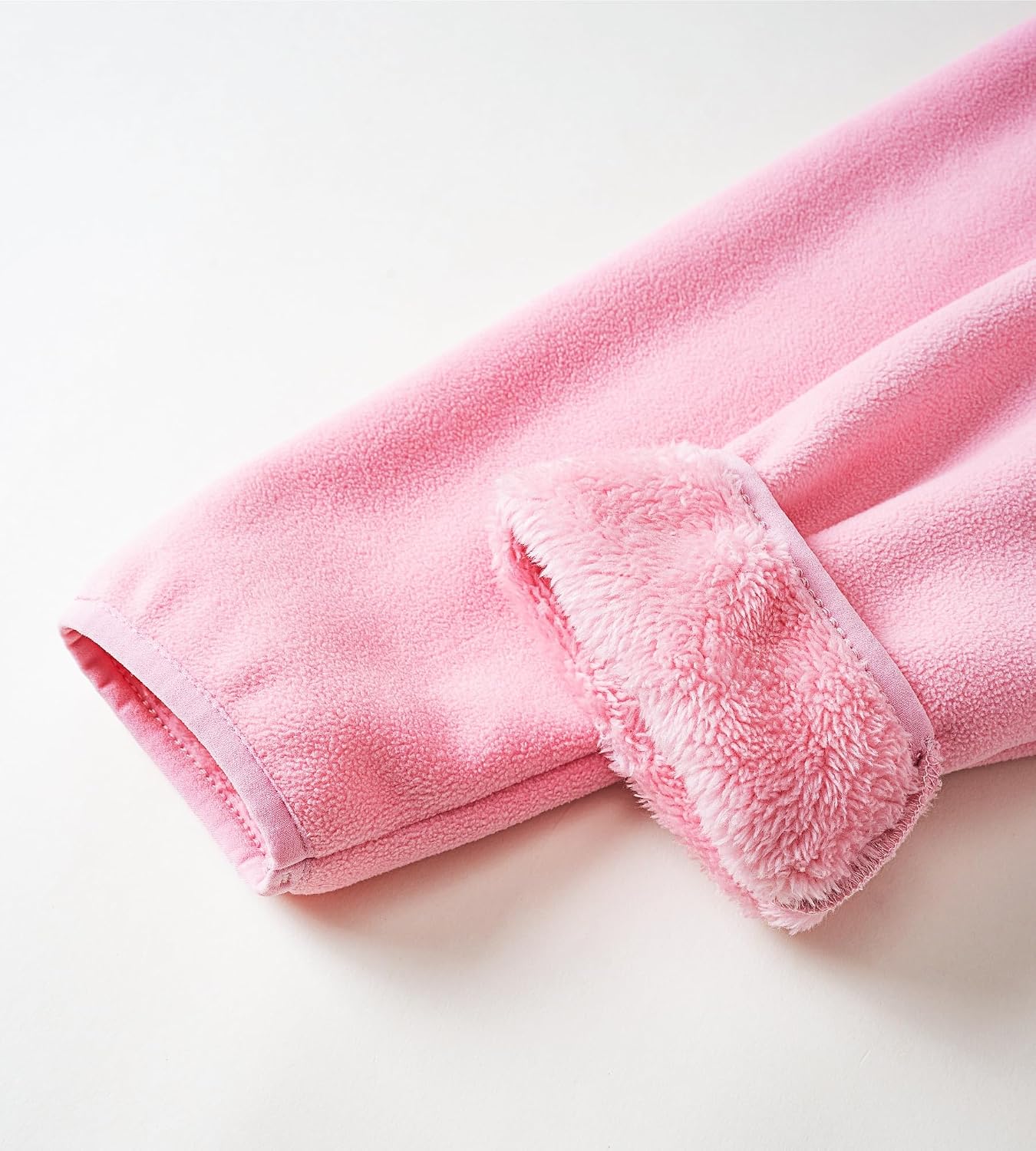 Thumbnail 6 de EIGIOO Boys’ and Girls’ Hooded Polar Fleece Jacket with Sherpa Lining