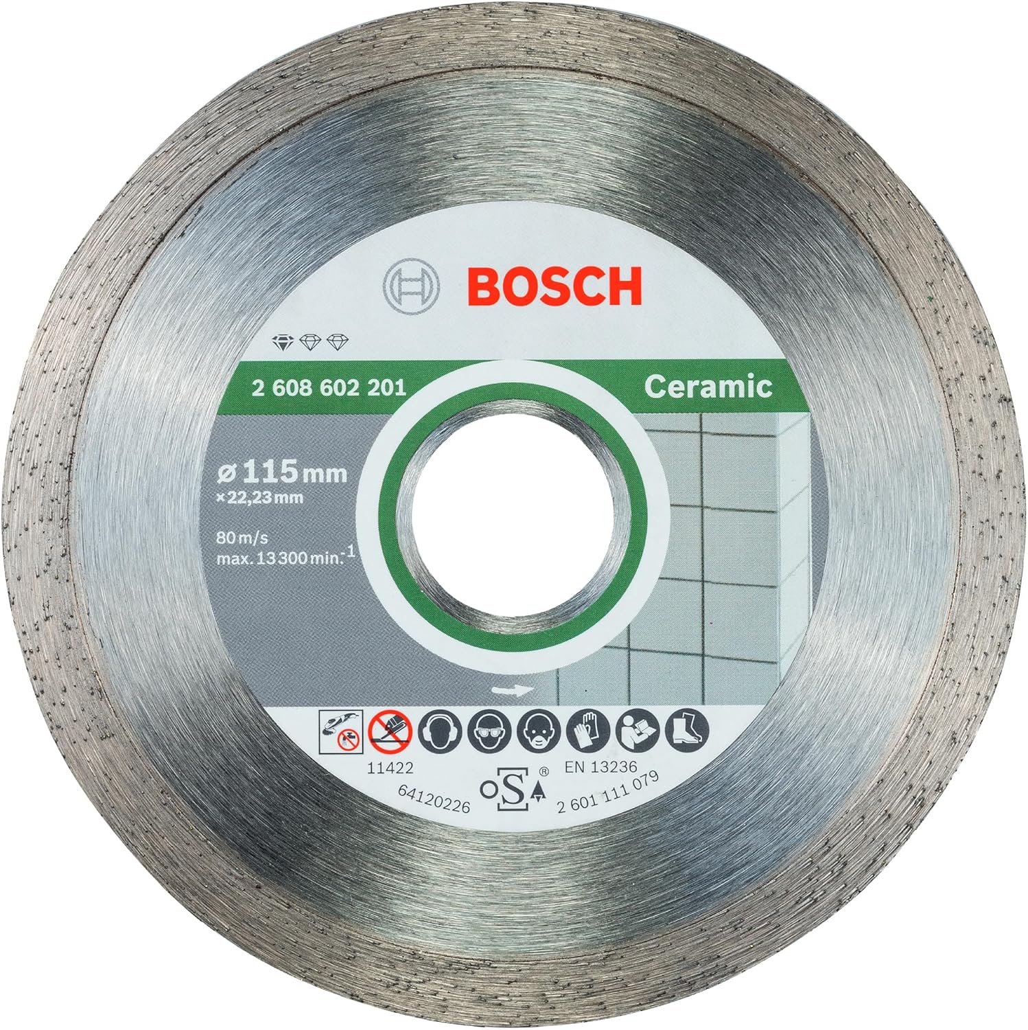 Thumbnail 4 de Bosch Professional Diamanttrennscheibe Standard für Ceramic – Ø125 x 22,23 x 1,6 x 7 mm