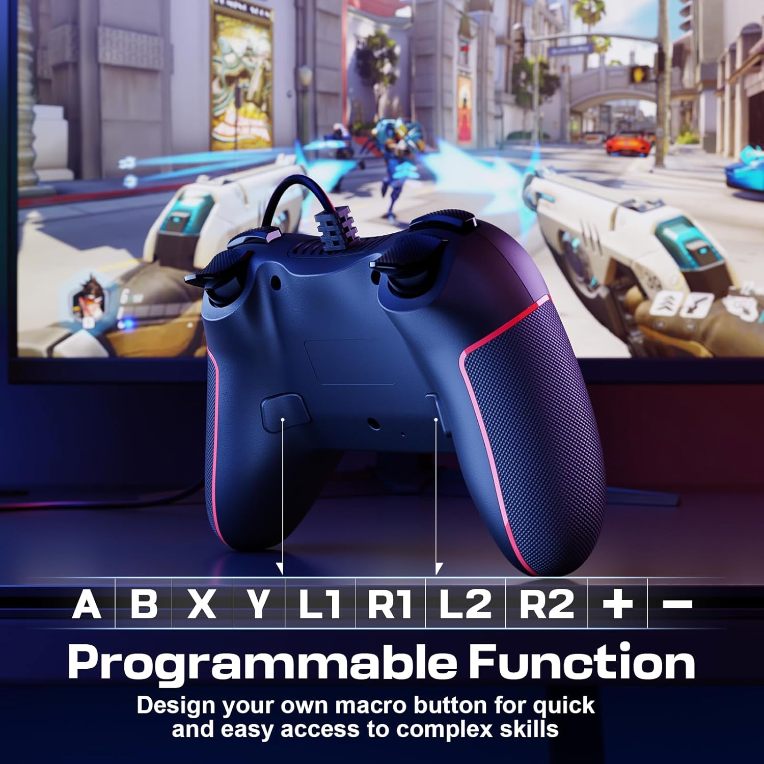 Thumbnail 4 de RivalPlay PC Controller mit 2-Tasten-Zuordnung inkl. Kabel & Win-Kompatibilität