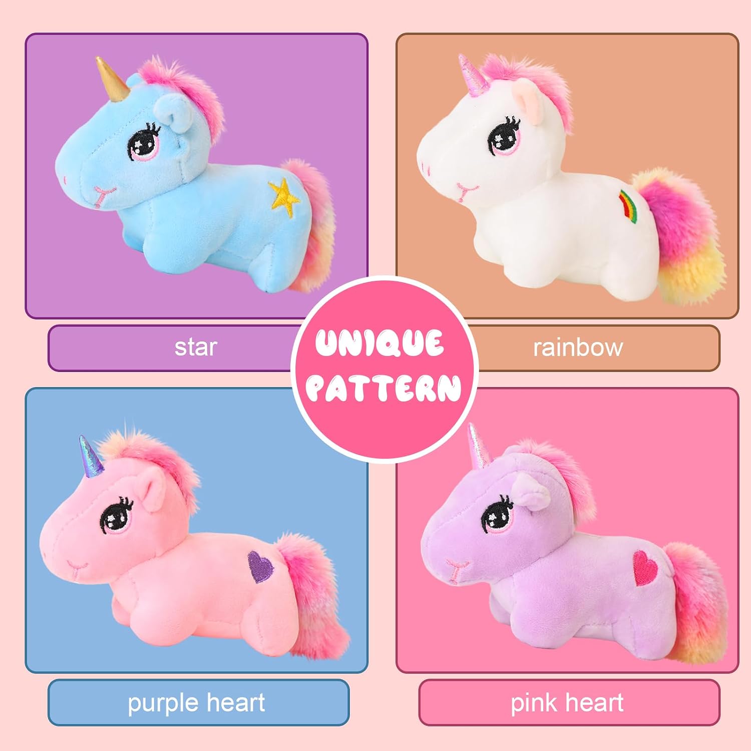 Thumbnail 4 de SQEQE Einhorn Plüschset mit 4 Baby Einhörnern