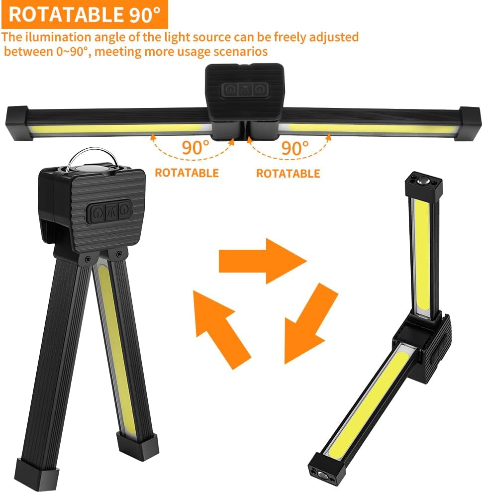 Detalle de flinronic Lampe de Gym Pliable 1200 mAh