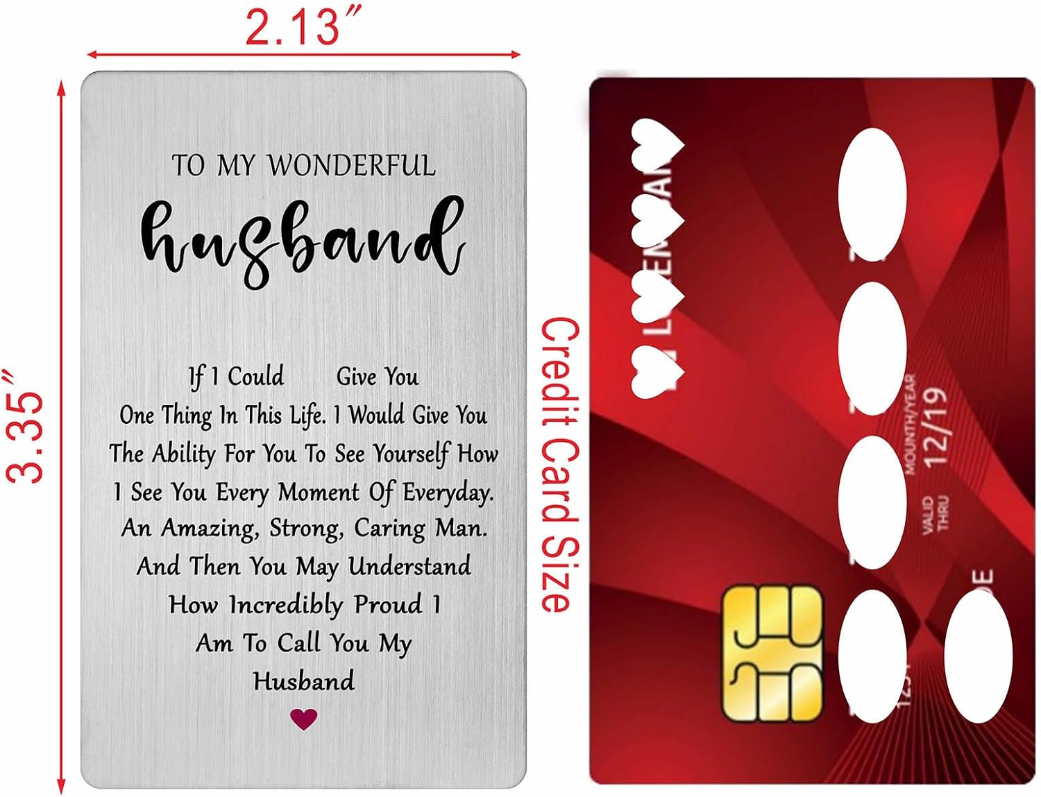 Detalle 2 de Viayen Husband Card, Stainless Steel