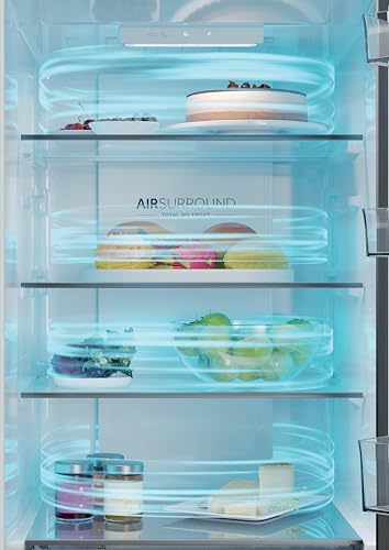 Detalle de Haier 2D 60 Series 1 PRO HDPR1618CNPK: Frigorífico Combi 355 L con Fresh Zone 0° y No Frost