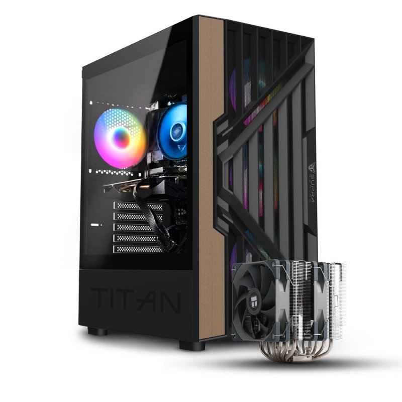 Detalle de PC Racing Titan Supra Ryzen 7 7700X 32GB 1TB SSD ordenador