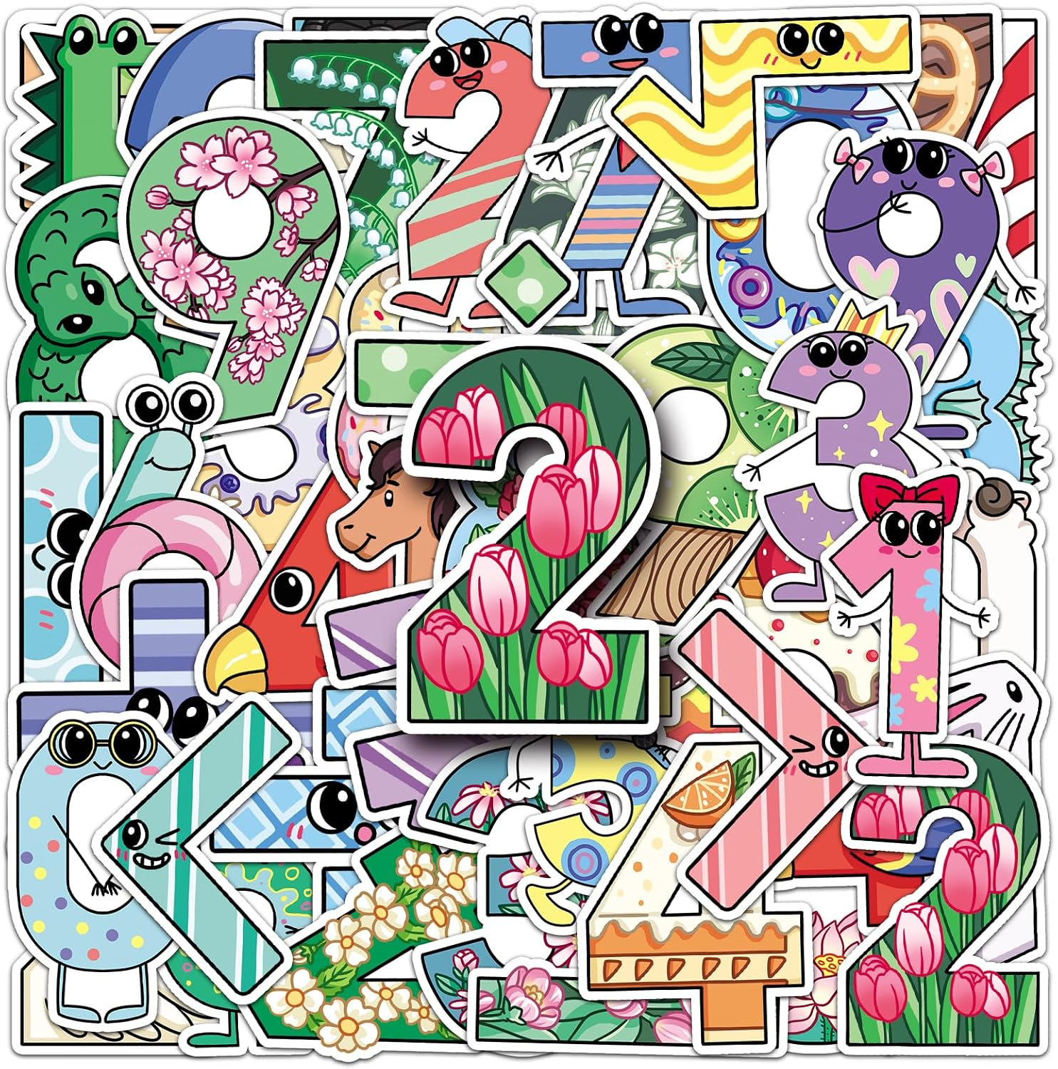 Thumbnail 6 de Sanyeyufeng Vinyl Stickers, 50-Pack