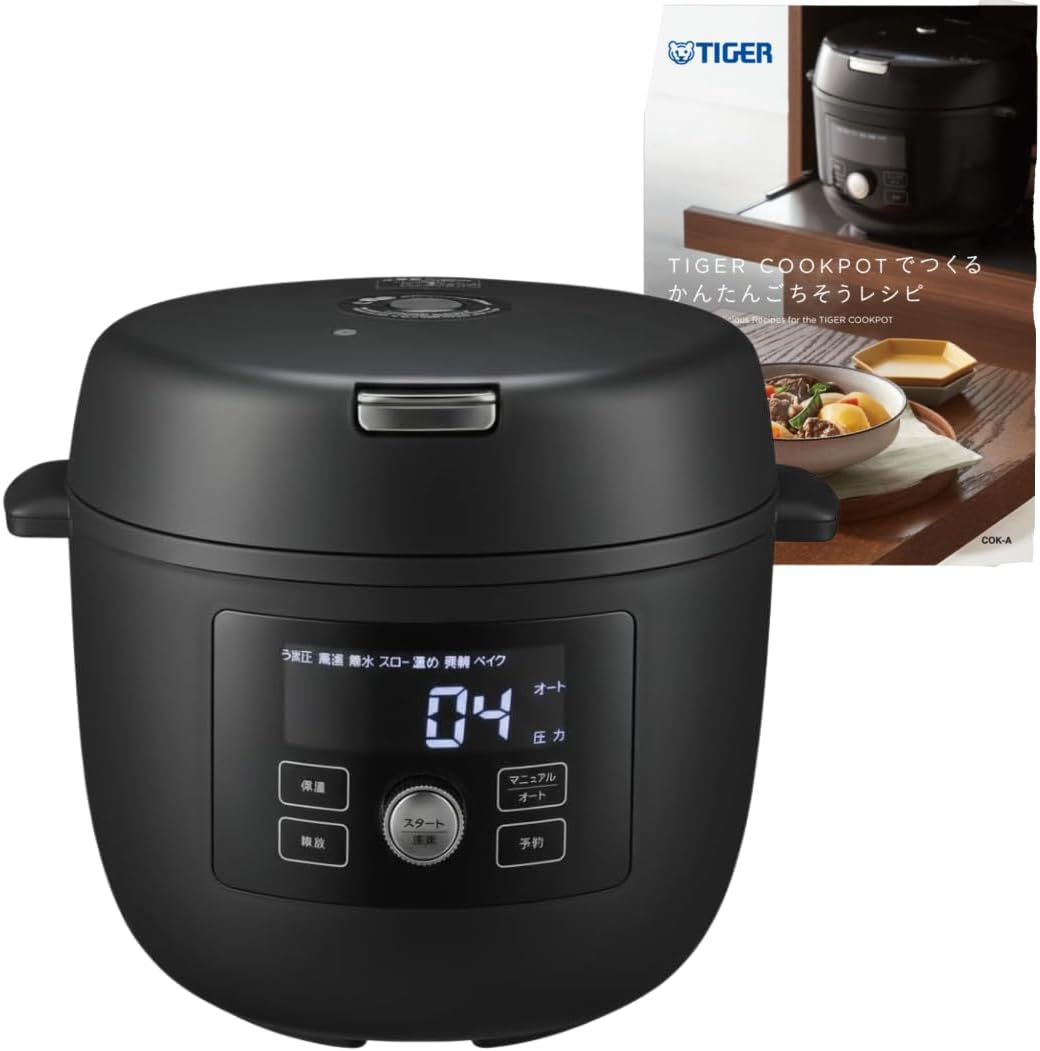 Detalle 1 de タイガー魔法瓶 TIGER COOKPOT COK-N220KM 電気圧力鍋 2.2L 低温調理・炊飯対応