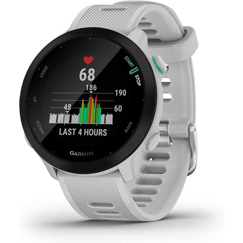 Detalle 2 de Garmin Forerunner 55 reloj GPS blanco