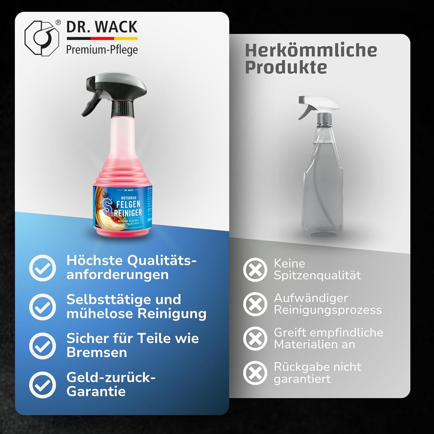 Thumbnail 5 de DR. WACK S100 Motorrad Felgenreiniger 500 ml – Gel-Formel, säurefrei
