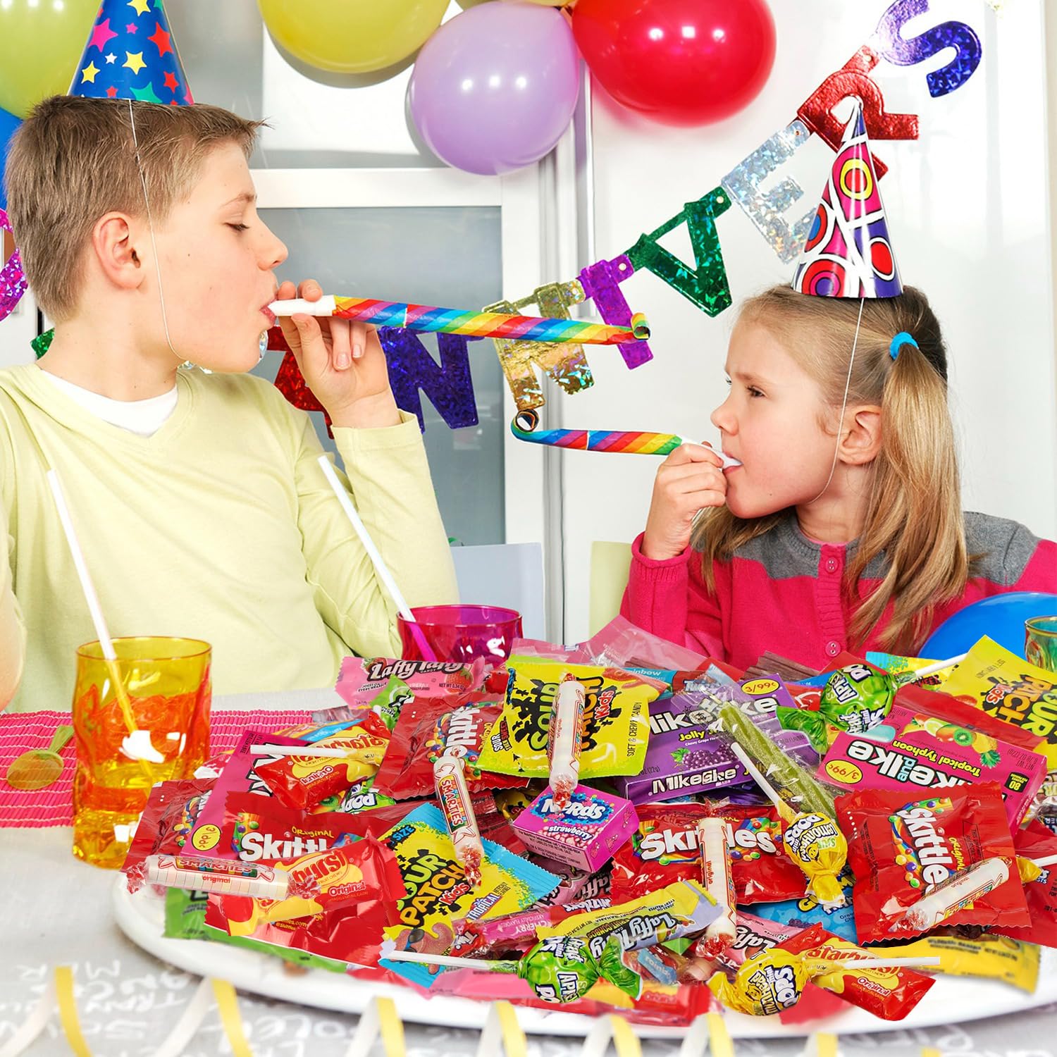 Detalle 2 de Jumblet Halloween Candy Variety Pack, 5 lb Individually Wrapped Fruity Candy