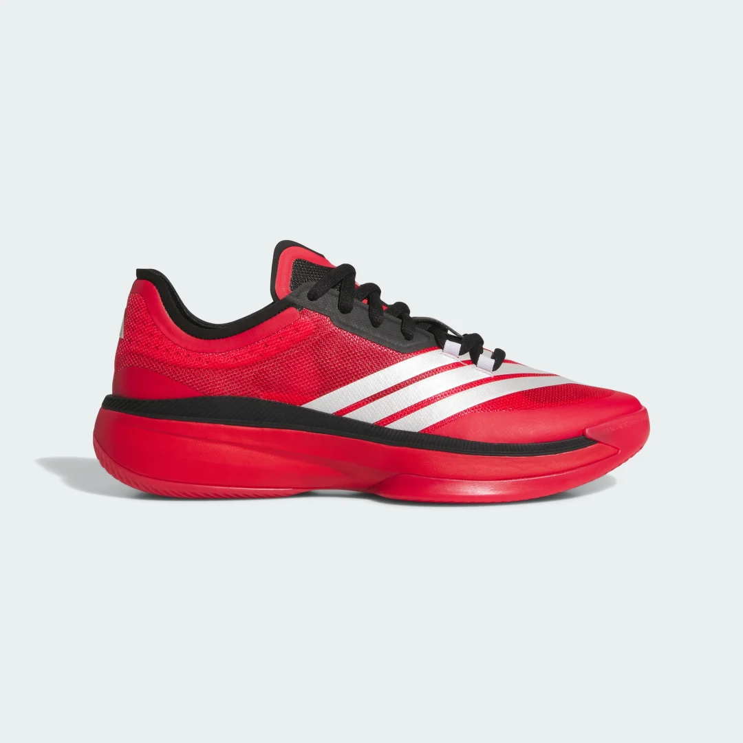 Detalle de Adizero Select 3.0 Low de Adidas — Zapatilla ligera en rojo para entrenamiento y pistas