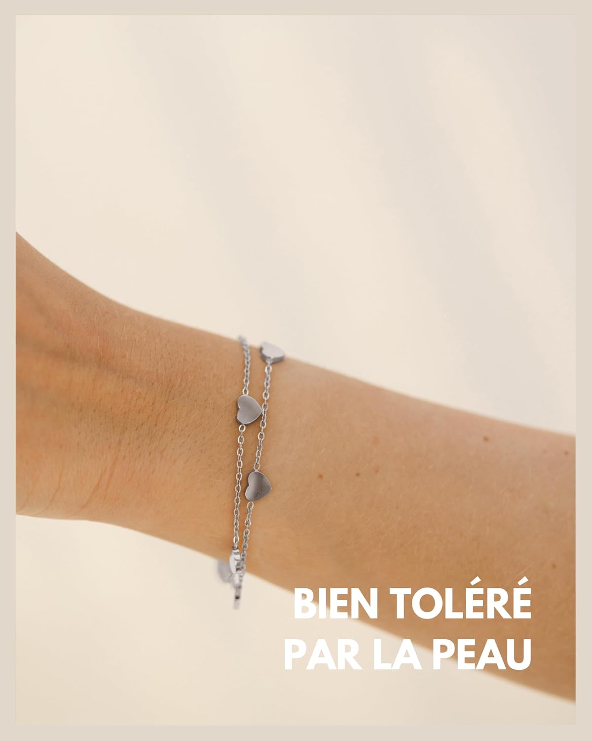Detalle 2 de GD GOOD.designs Bracelet Coeur ajustable 15–19 cm